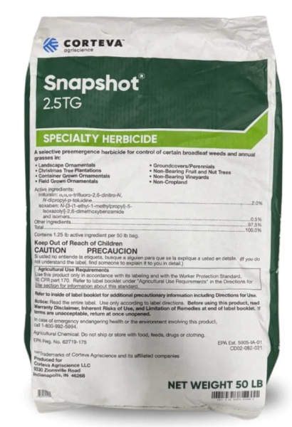 Dow Snapshot® 2.5 TG 50 lb Bag – 40 per pallet