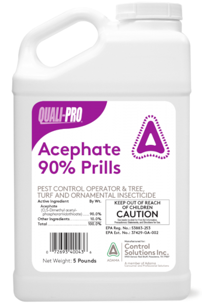 Quali-Pro Acephate 90% Prills Insecticide 5 lb Jug - 6 per case