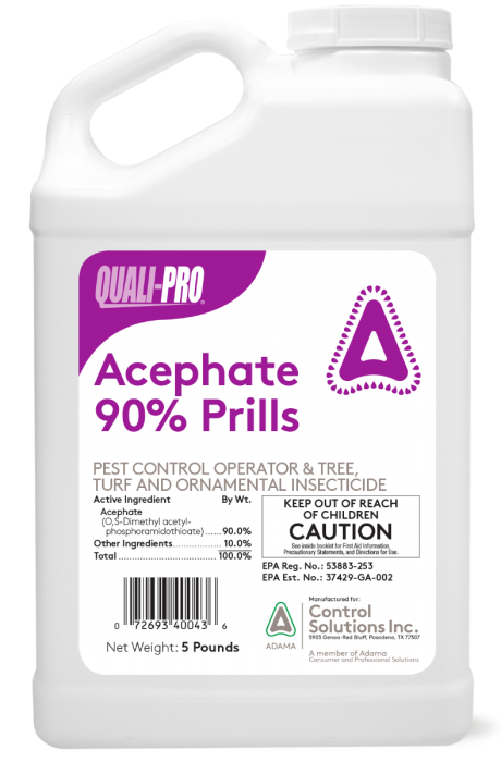 Quali-Pro Acephate 90% Prills Insecticide 5 lb Jug - 6 per case