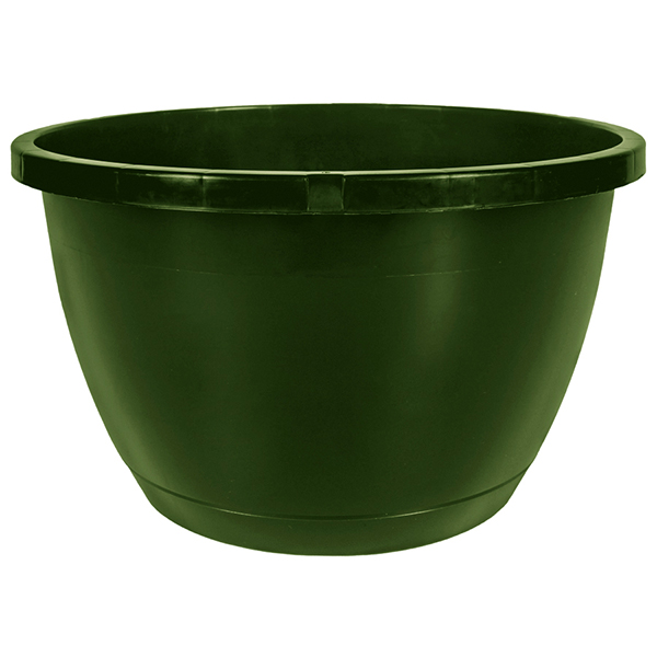 HC 10 Inch Traditional Basket Saucerless Green - 50 per case