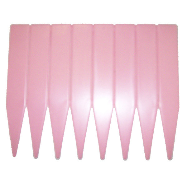 Plastic Label Inj Molded 4" x 5/8" Pink - 1000 per box