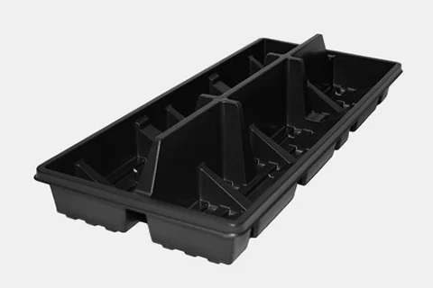 SL F R 6 Tray Black - 100 per case