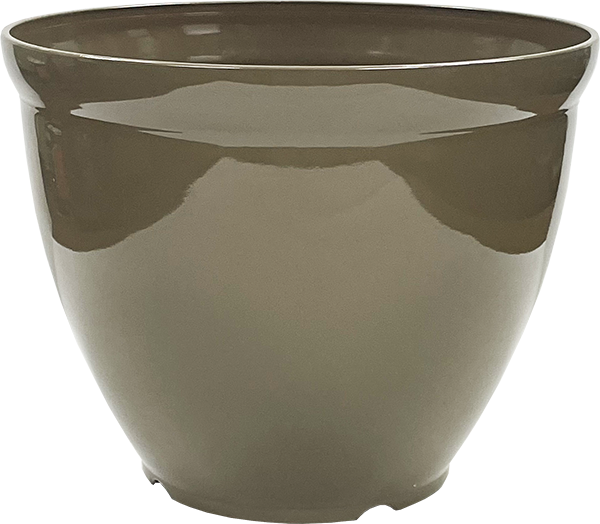 15 x 11.5 Inch Bell Planter Military Green Gloss - 12 per case