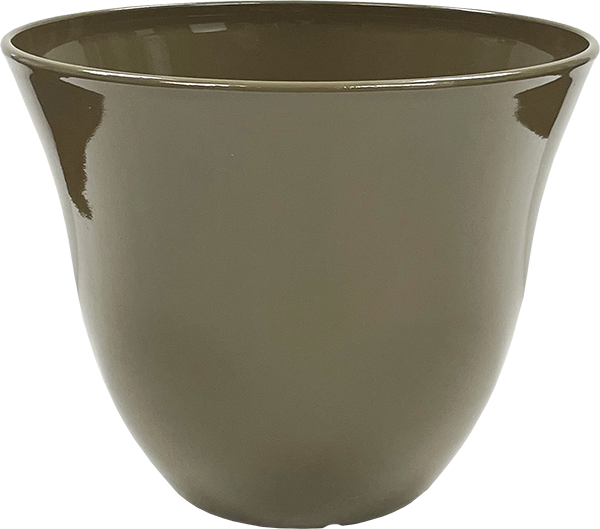 13 x 10.5 Inch Baby Bell Planter Military Green Gloss - 12 per case