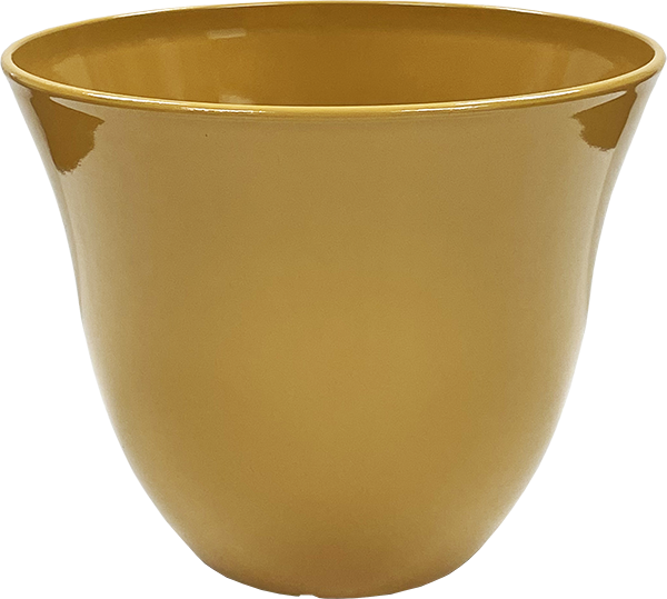 13 x 10.5 Inch Baby Bell Planter Harvest Gold Gloss - 12 per case