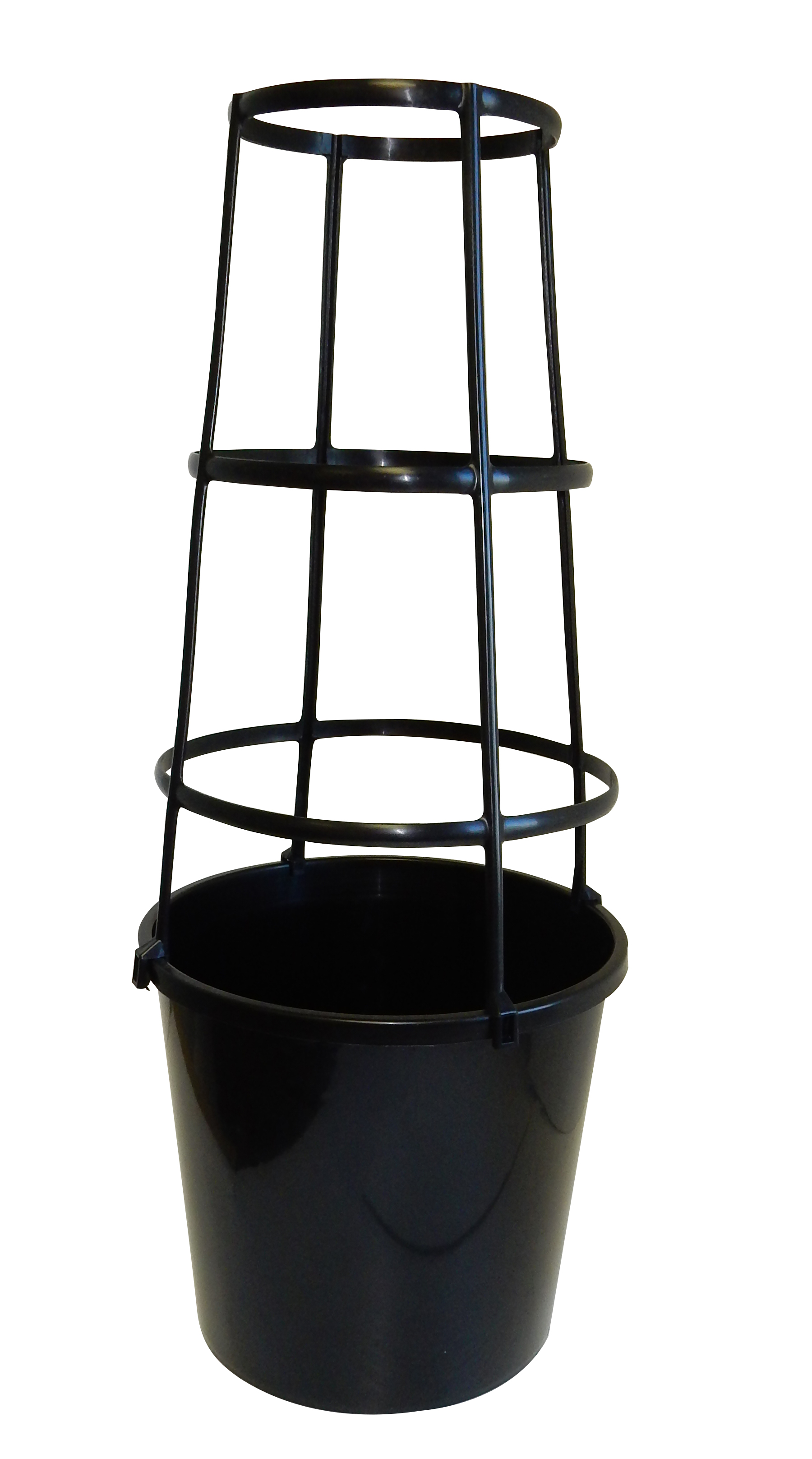 10.5 x 9.25 Tomato Pot Black - 60 per case (Pot Only)