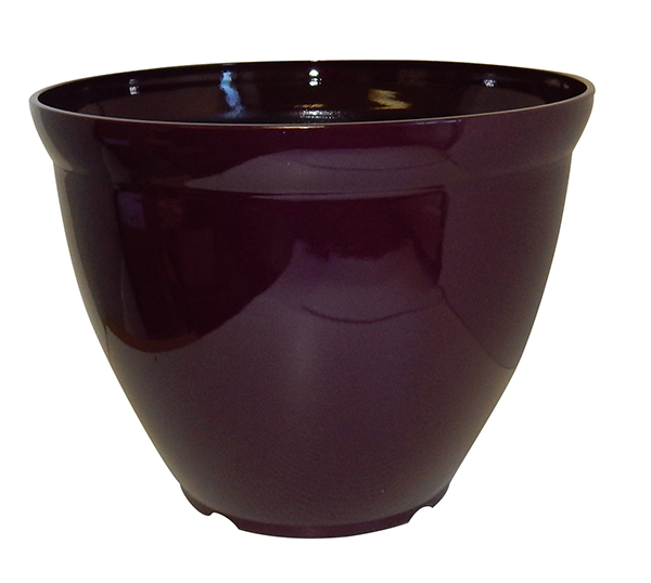 15 x 11.5 Bell Planter Cranberry Gloss - 12 per case