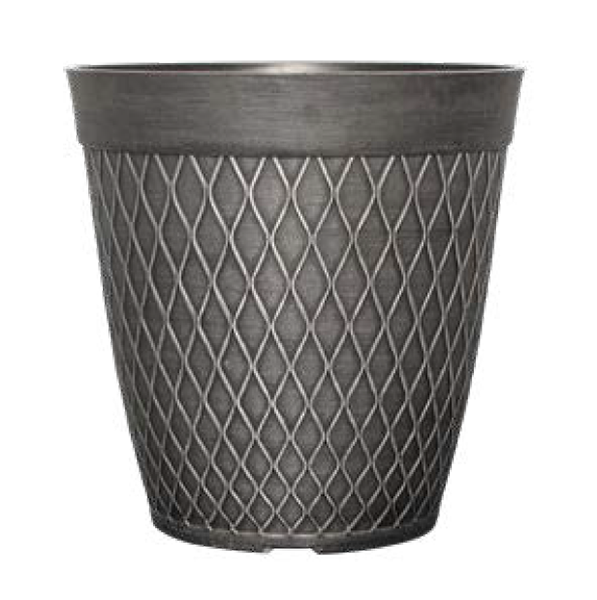 14 Inch Tall Selma Planter Silver - 12 per case