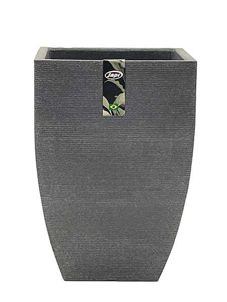Linea Square Planter 13" x 17" Charcoal  - 3 per case