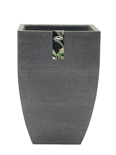 Linea Square Planter 18" x 30" Charcoal- 2 per pack