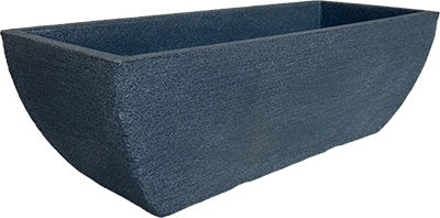 Modern Window Box 30" x 9" Charcoal - 2 per pack