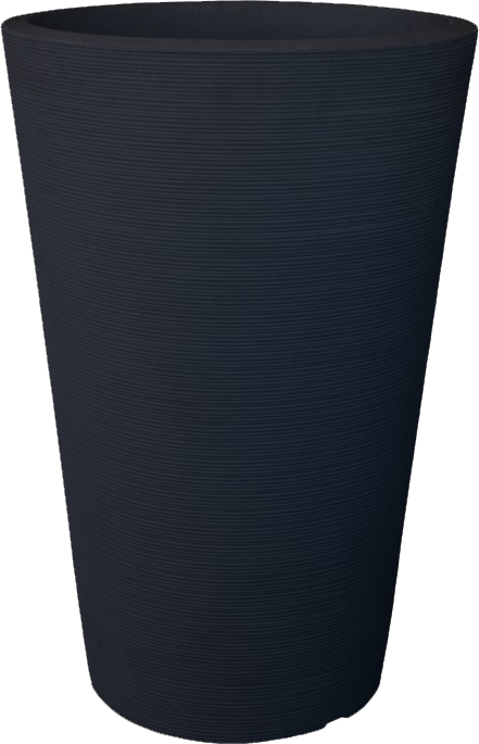 Linea Conic Planter 31" x 47" Lead