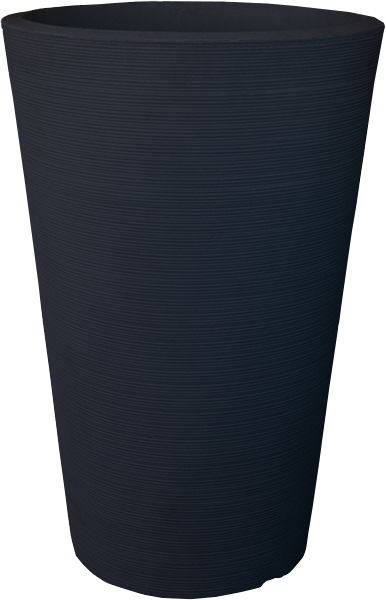 Linea Conic Planter 31" x 47" Lead