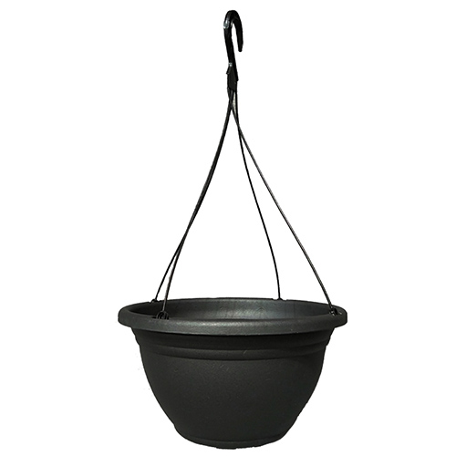 15 Inch Alex Hanging Basket Black - 30 per case