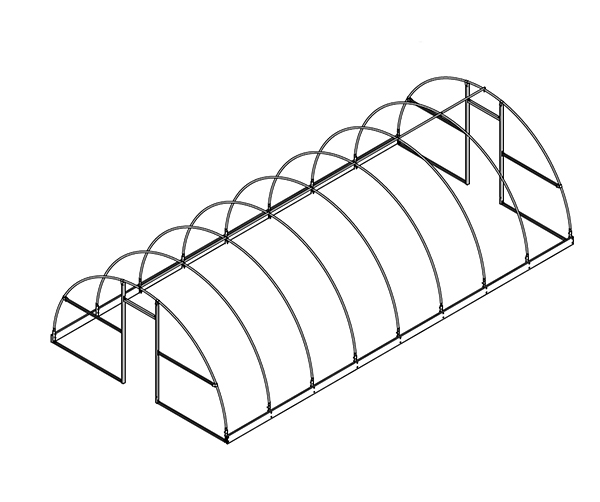 20' x 96' ProGreen Plus RoundHouse Complete Kit