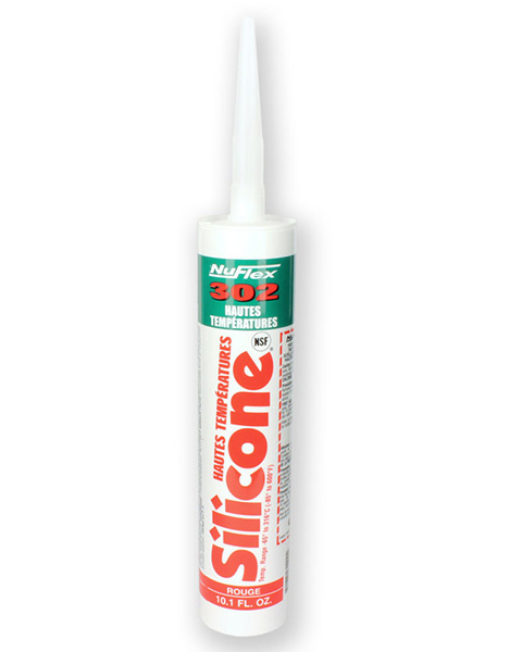 Nuflex™ 302 Clear Silicone Sealant - 12 per case