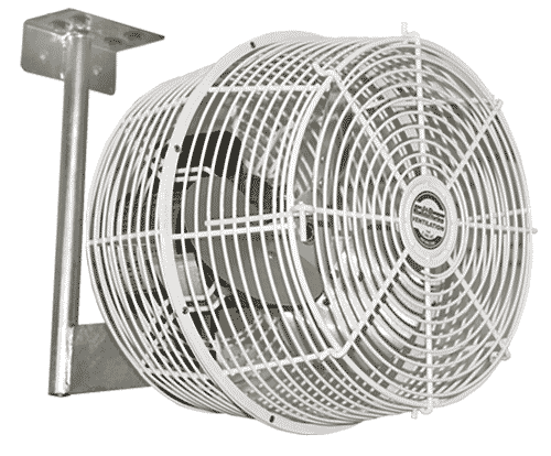 Green Breeze 20" White Fan with Bracket & 10' cord