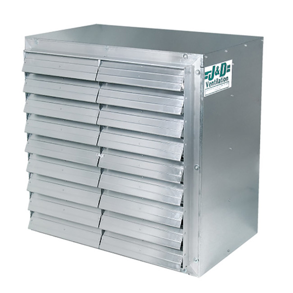 J&D Wall Master BD 230/460V 1HP 3PH 3 Galvanized Blade Prop – 50 Inch