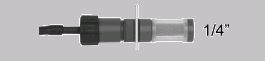 13334 Standard Capacity ¼" Foot Valve/Flush Fitting