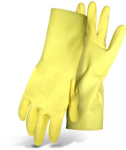 Latex Yellow Gloves - Large