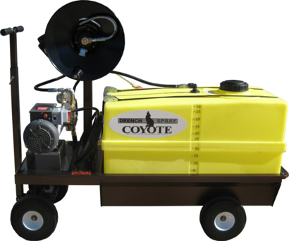 Coyote 4HP Honda Gas Engine 56 Gallon Tank 100' Hose