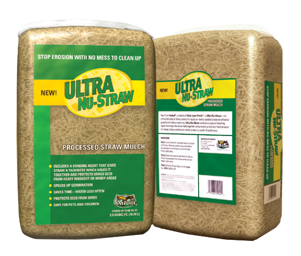 Ultra Nu-Straw Processed Straw Mulch 2.5 cu ft Bag - 40 per pallet