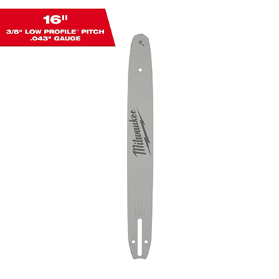 16" 3/8" LOW PROFILE™ Pitch, .043" Gauge Guide Bar