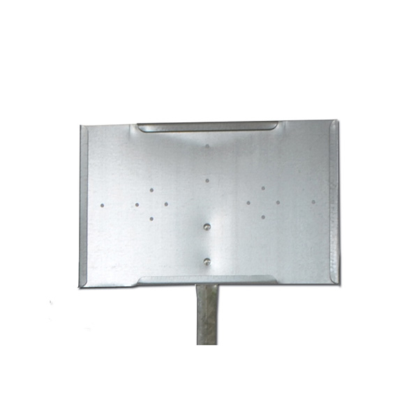 Sign Holder 11" x 7" x 30" Galvanized