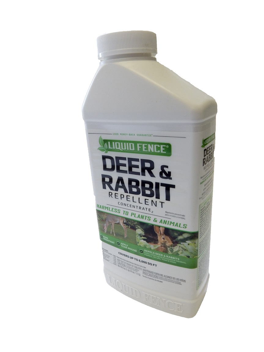 Liquid Fence Deer & Rabbit Repellent 40 oz Bottle Concentrate - 6 per case