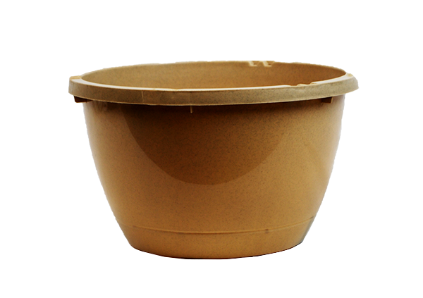 10 Inch Hanging Basket in Mocha - 50 per case