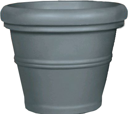 36.0 Rolled Rim Planter Slate 1/Each