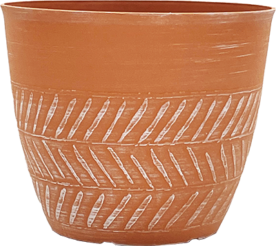 8 Inch Keke Planter Powder Clay - 38 per case