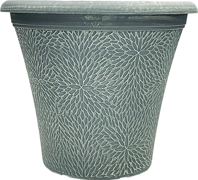 14.5 Inch April Planter Indigo Green - 20 per case