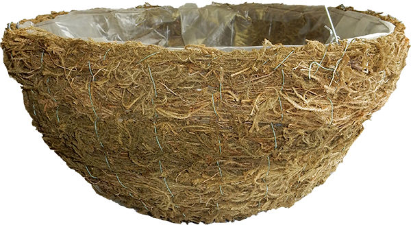 14 x 8 Inch Moss Basket 4 Strand Hanger – 15 per case