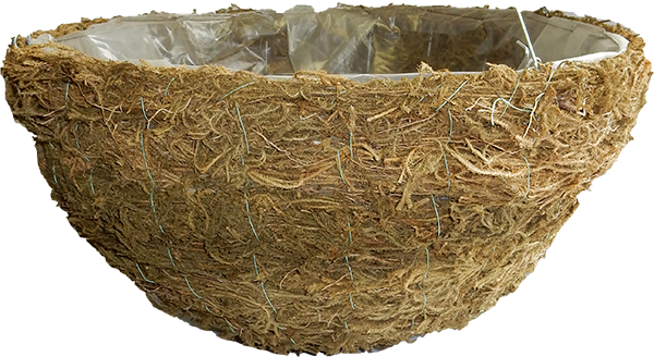 24 x 11 Inch Moss Basket 4 Strand Hanger – 15 per case