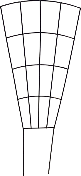 10 x 22 Fan Trellis Black - 48 per case