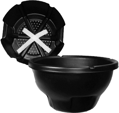 Eckert's H2O Labor Saver Planter Black 23 Inch