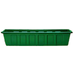 Novelty Polly Pro Flower Box  24" Green - 10 per case