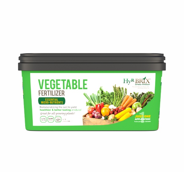 HyR BRIX® Vegetable Fertilizer 5 lb Pail - 6 per case