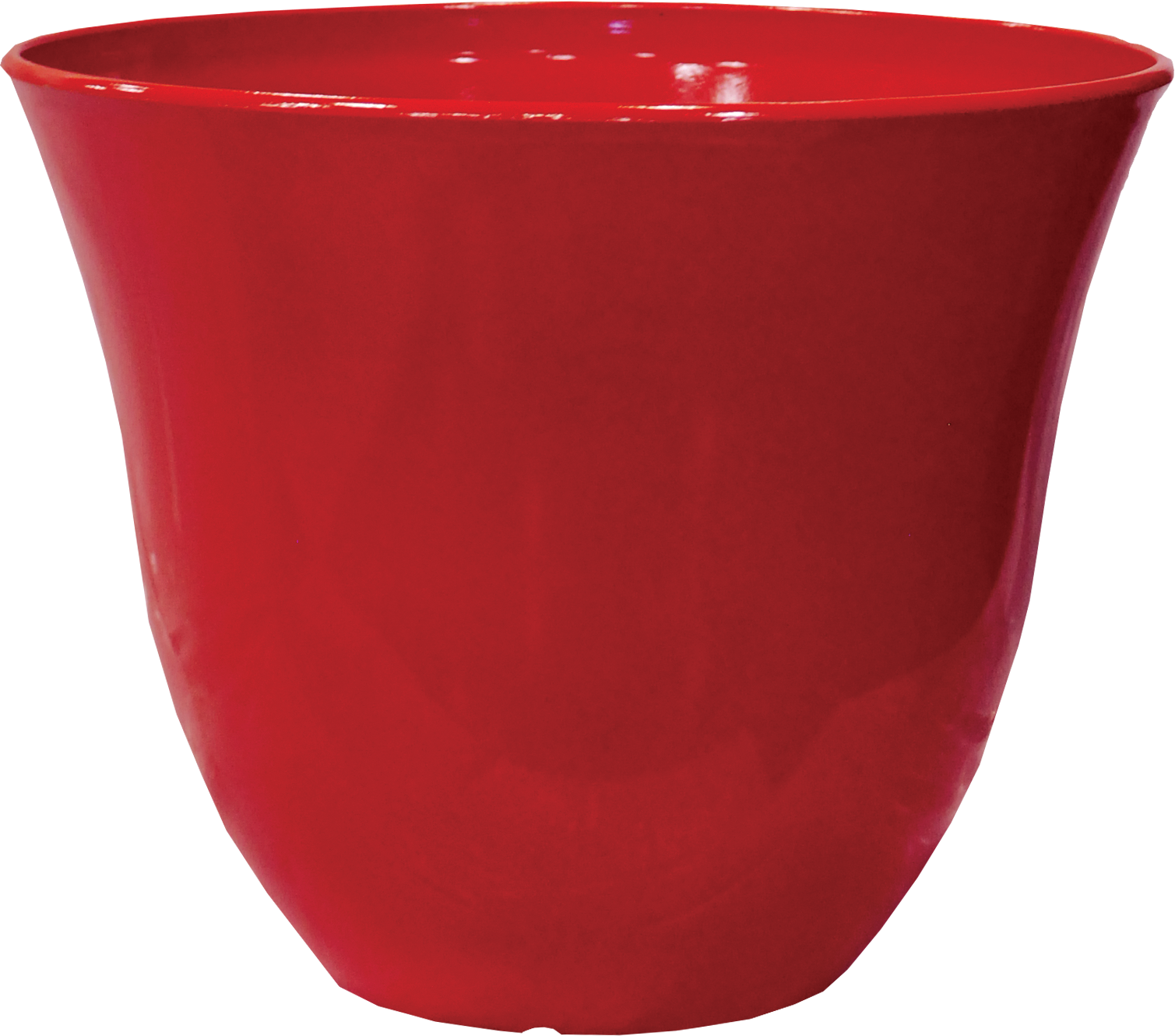 13 x 10.5” Baby Bell Planter Red Gloss - 12 per case