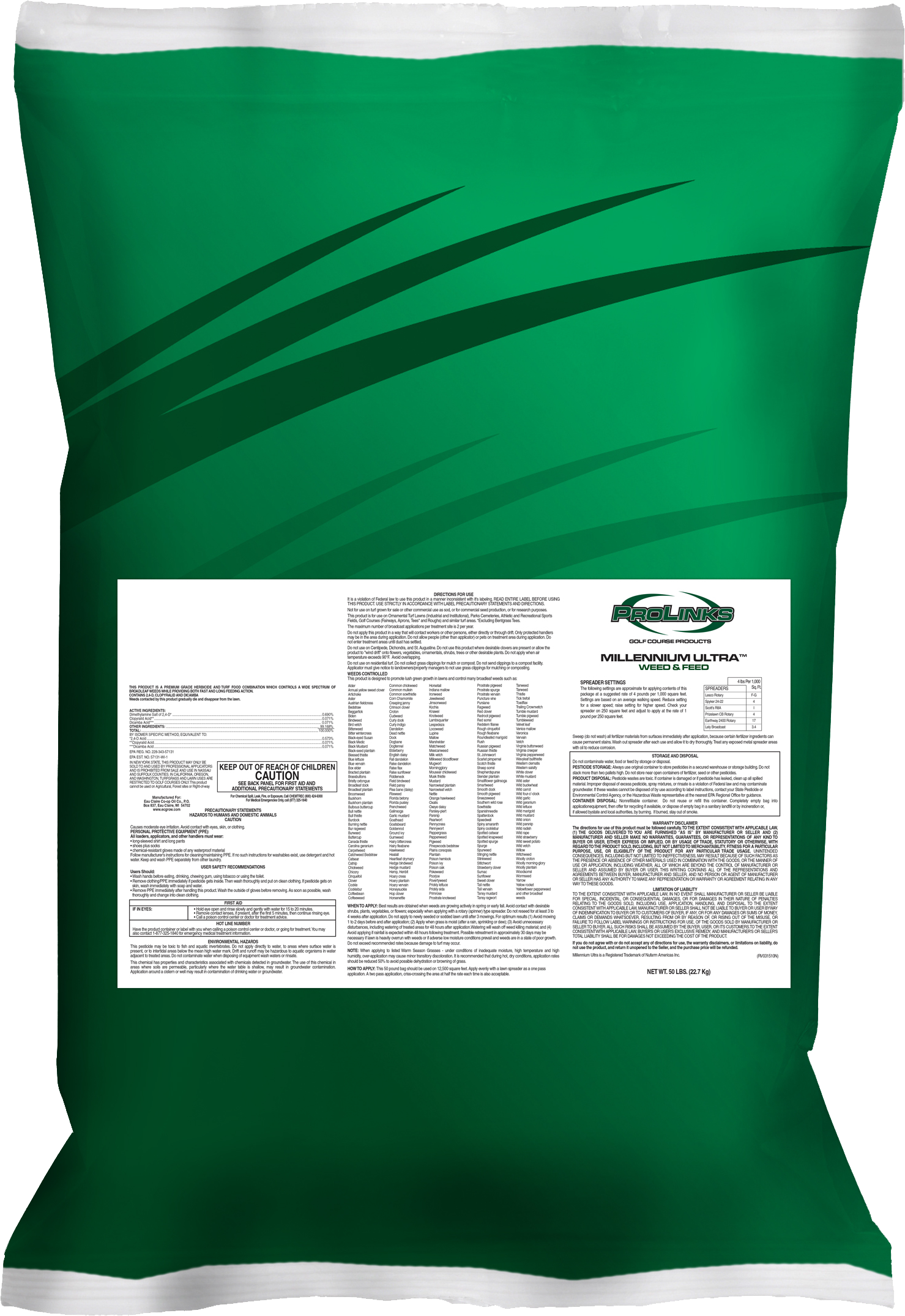 18-0-6 .87 Millennium Ultra® 2  25% EPEC - 50 lb Bag