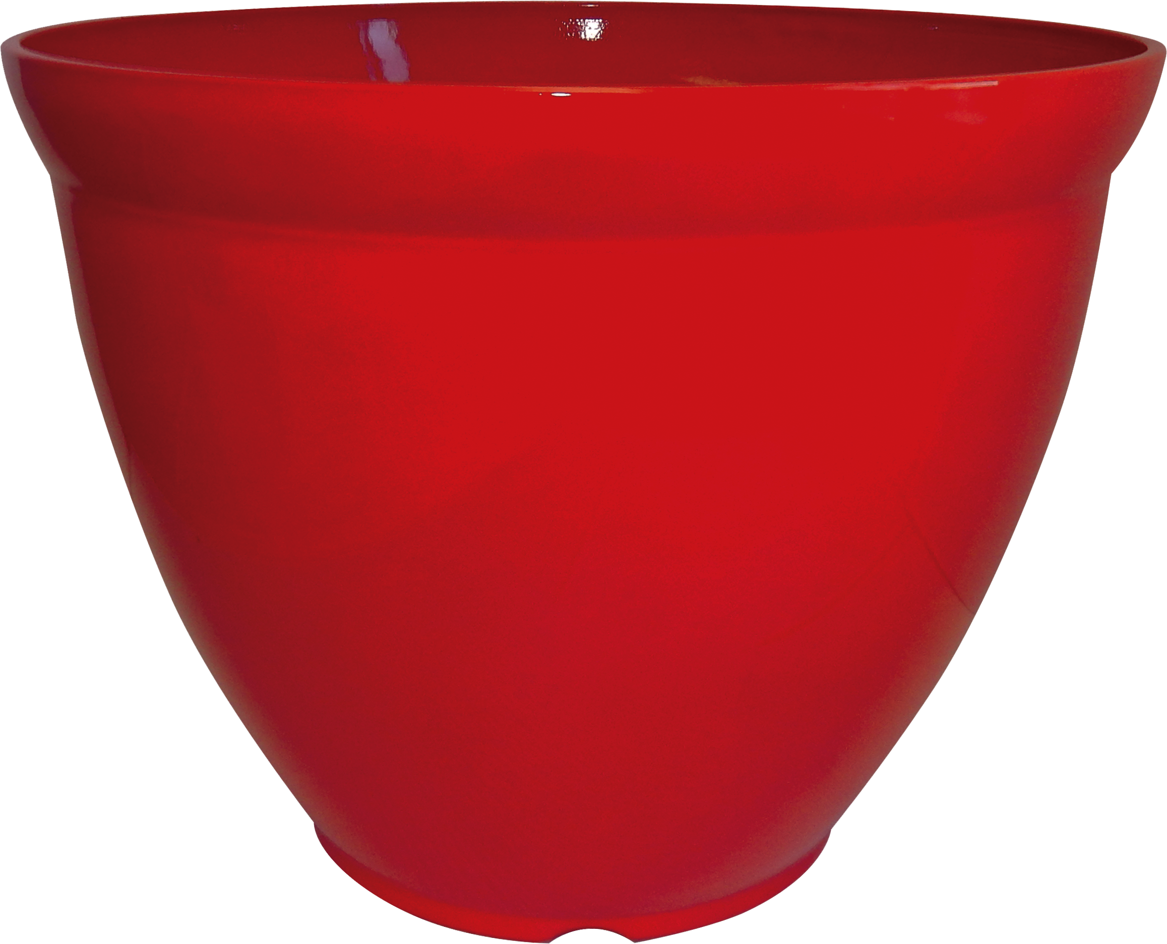 15 x 11.5” Bell Planter Red Gloss - 12 per case