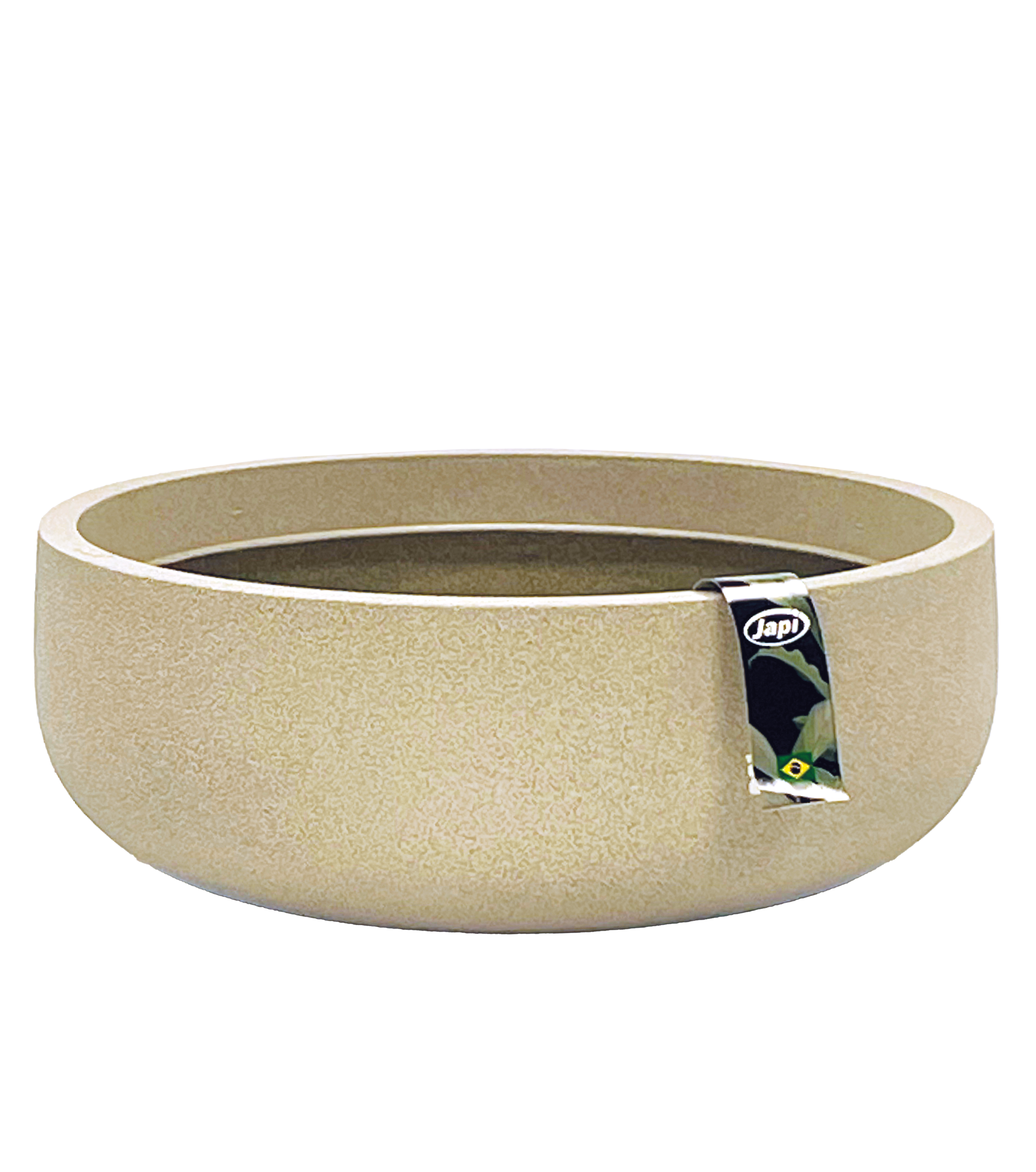 Rustic Bowl Planter 21" x 7" Sandstone - 3 per pack